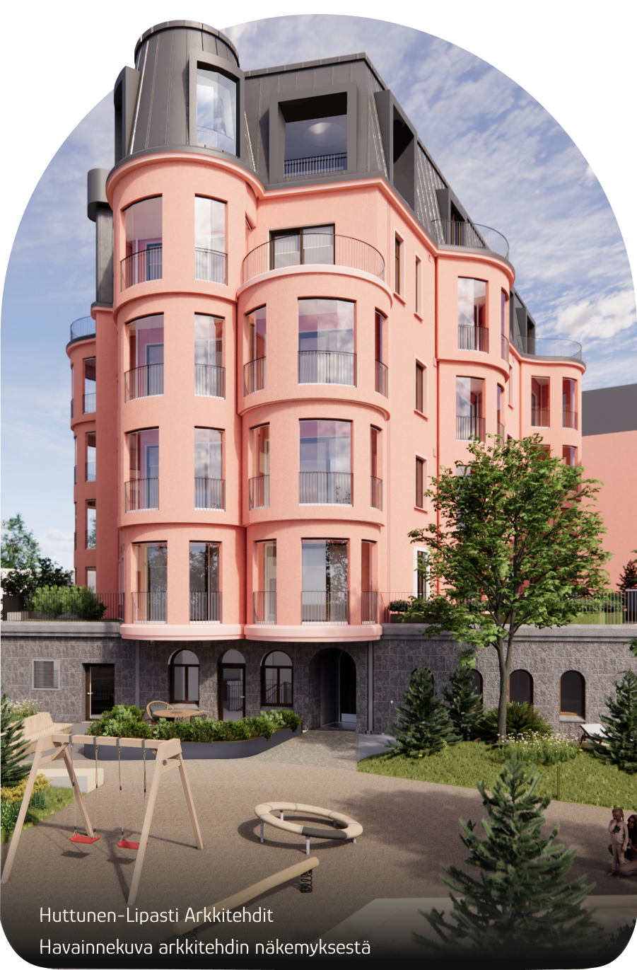 Flora havainnekuva Kuva: Huttunen-Lipasti Arkkitehdit Oy