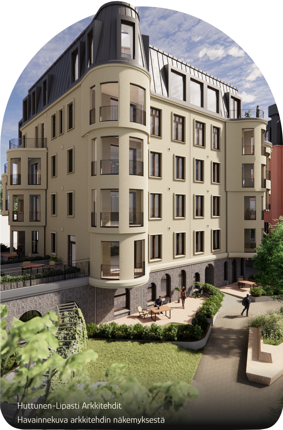 Forma havainnekuva Kuva: Huttunen-Lipasti Arkkitehdit Oy